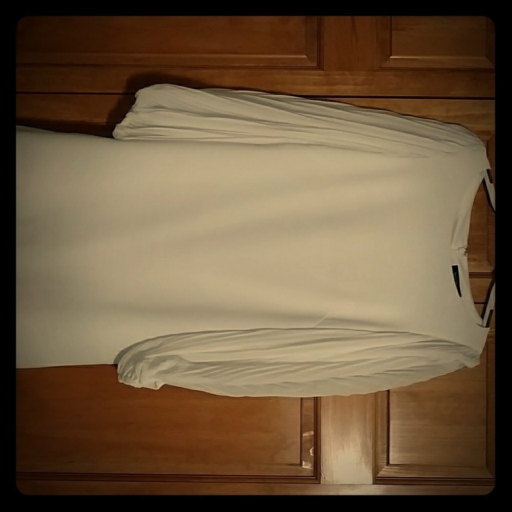 Cream 3/4 dress A line